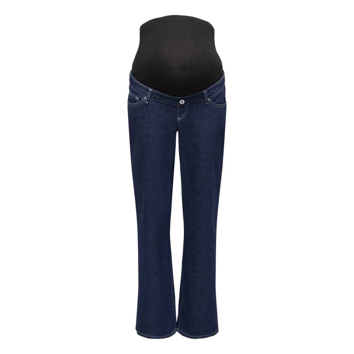 ONLY Maternity - Jeans Juicy Wide Leg Dark Blue Denim Rinse - Guttelus.no