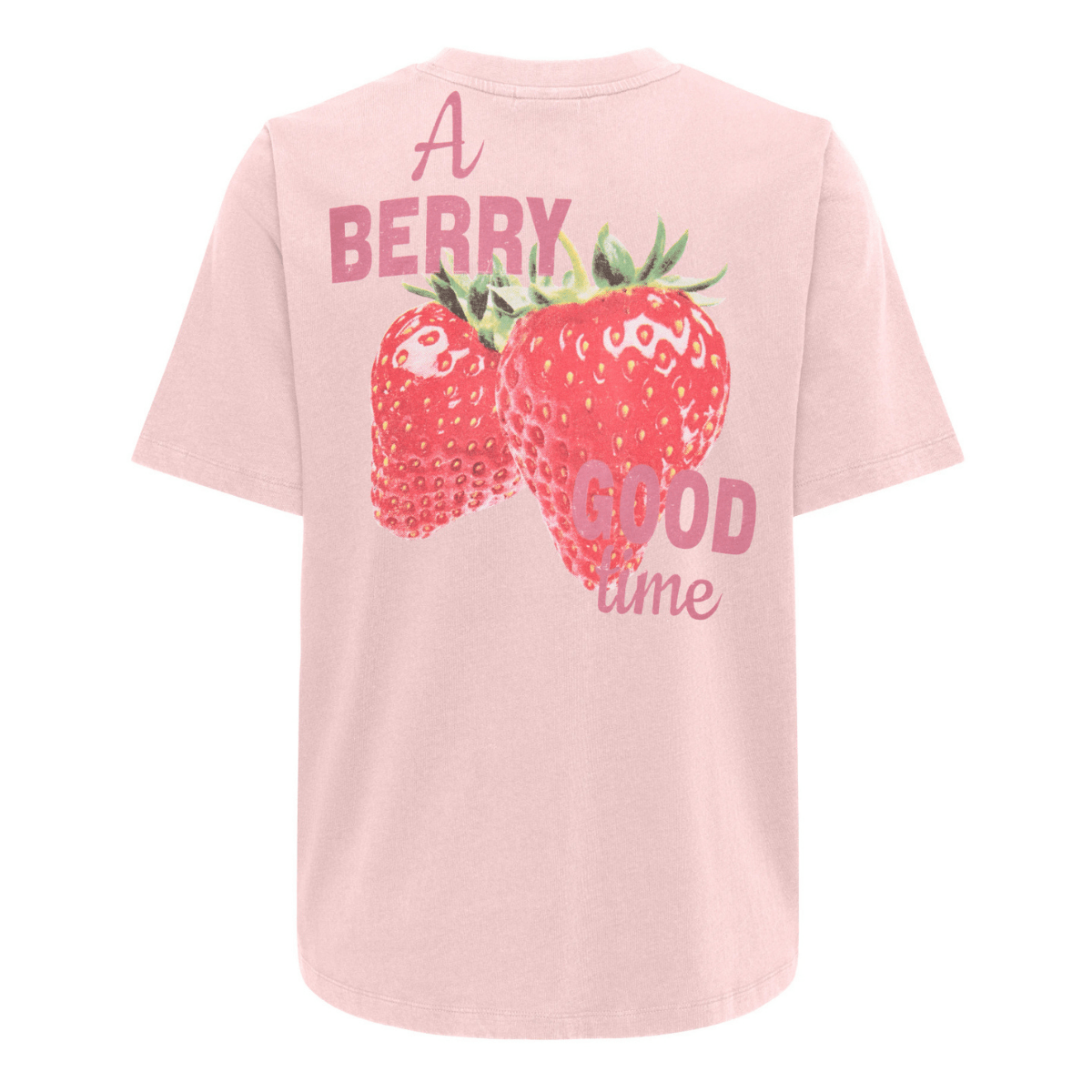 ONLY Maternity - T-skjorte Lucy Monja Rosy Touch Strawberry - Guttelus.no