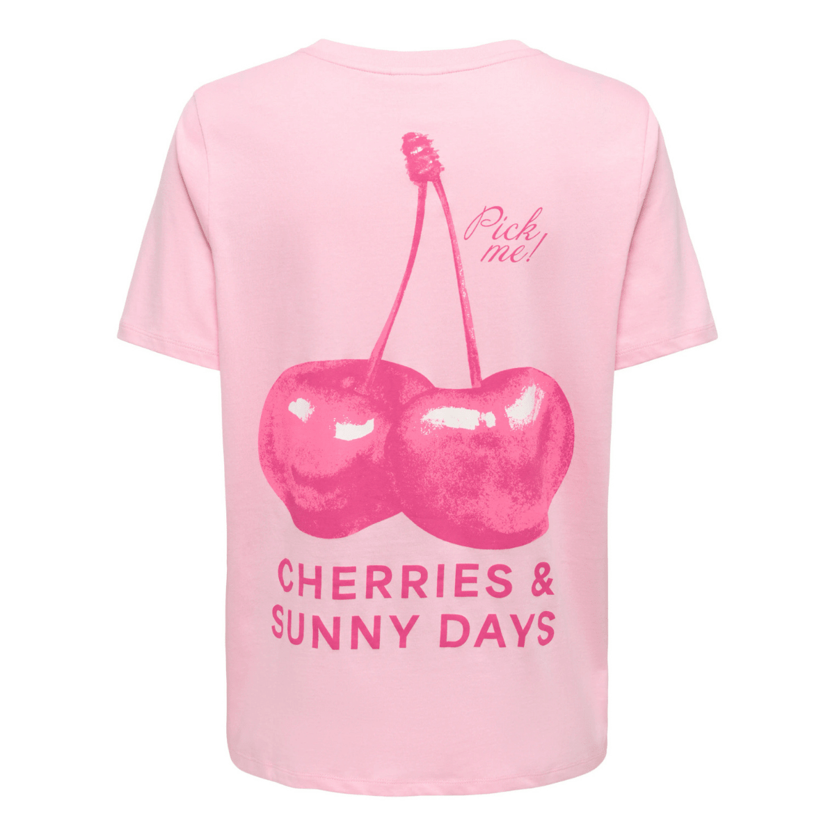 ONLY Maternity - T-skjorte Milla Romance Rose Cherries - Guttelus.no