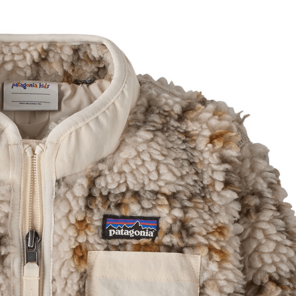 Patagonia - Baby Retro-X Fleece Jacket Snowshoe Hare: Natural - Guttelus