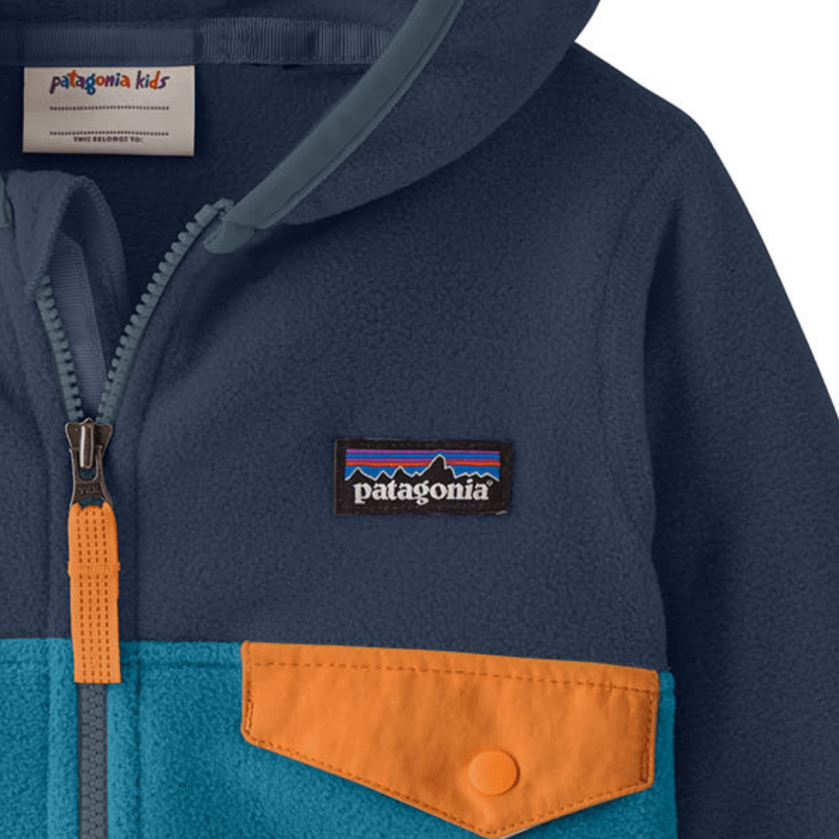 Patagonia - Fleecejakke Kids Micro D Snap-T Glacial Blue - Guttelus