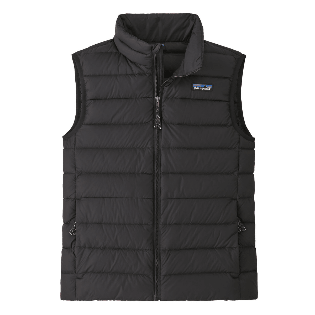 Patagonia - Kids' Down Sweater Vest Black - Guttelus