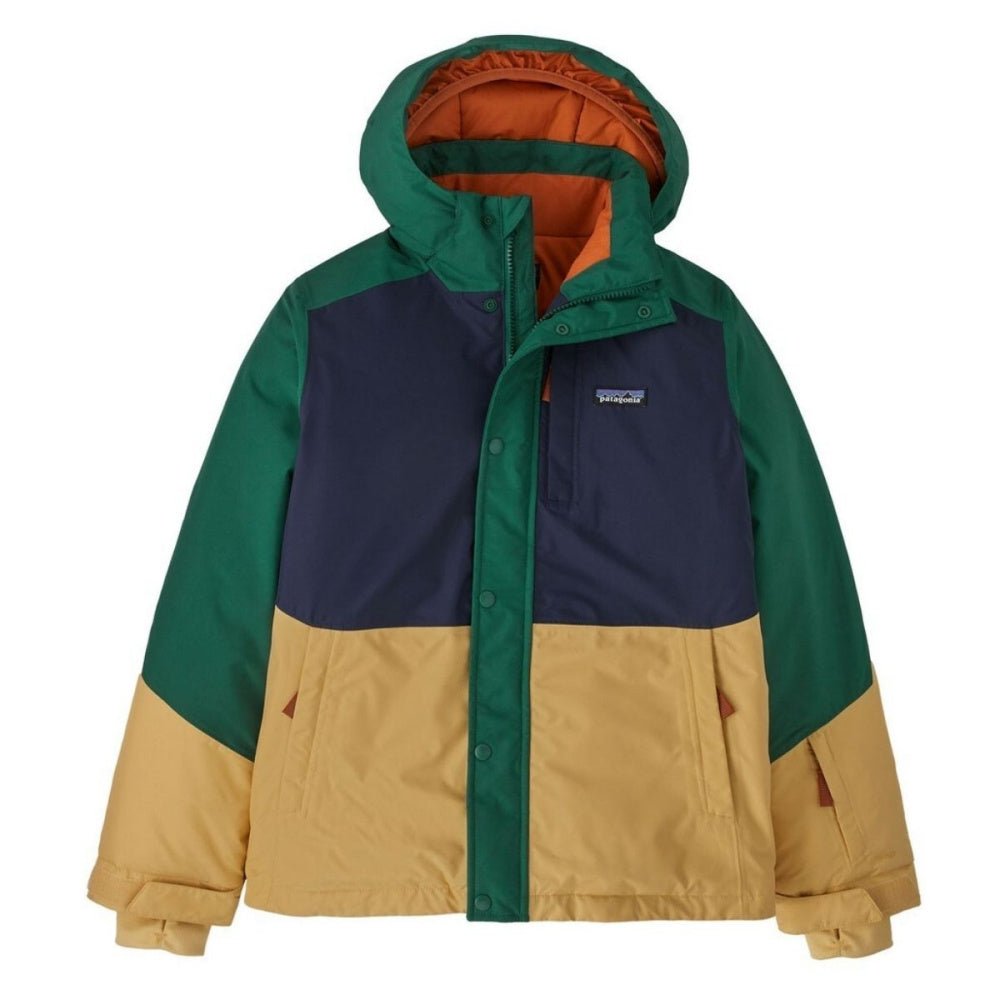 Patagonia - Kids Powder Town Jacket Conifer Green - Guttelus