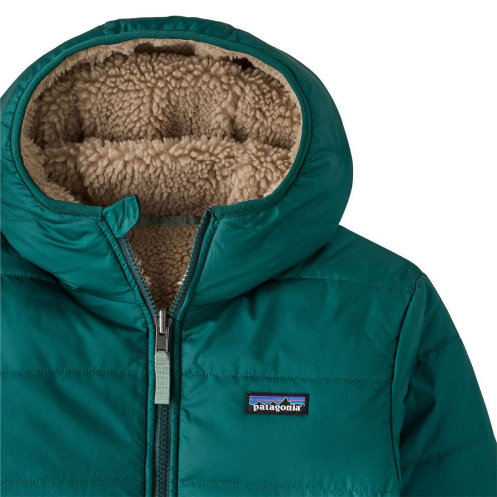 Patagonia - Kids Reversible Ready Freddy Hoody Cascade Green - Guttelus.no