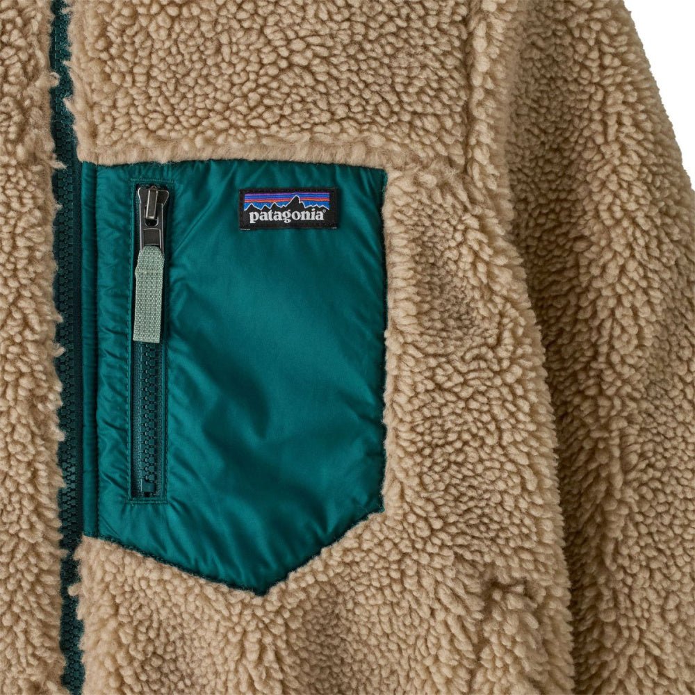 Patagonia - Kids Reversible Ready Freddy Hoody Cascade Green - Guttelus.no