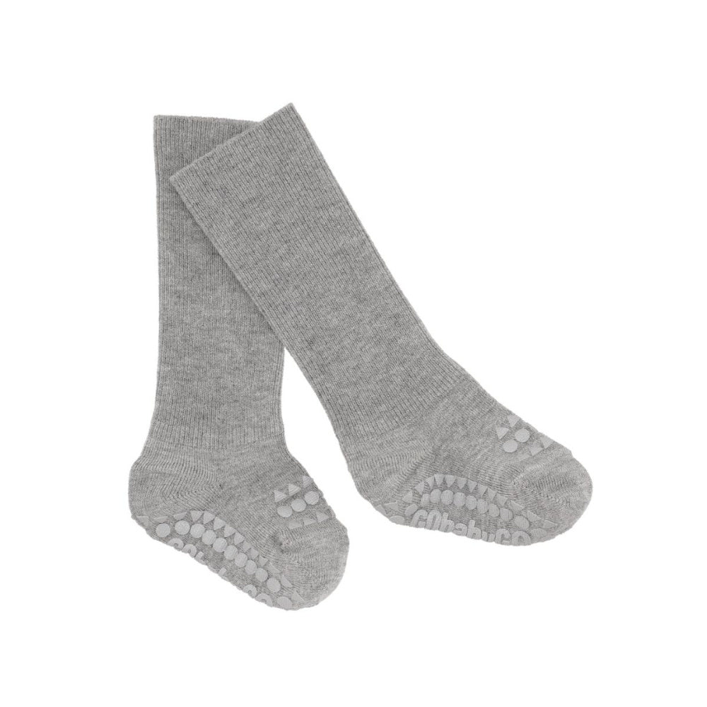 GoBabyGo - Sokker i Bambus Antiskli LV Grey Melange