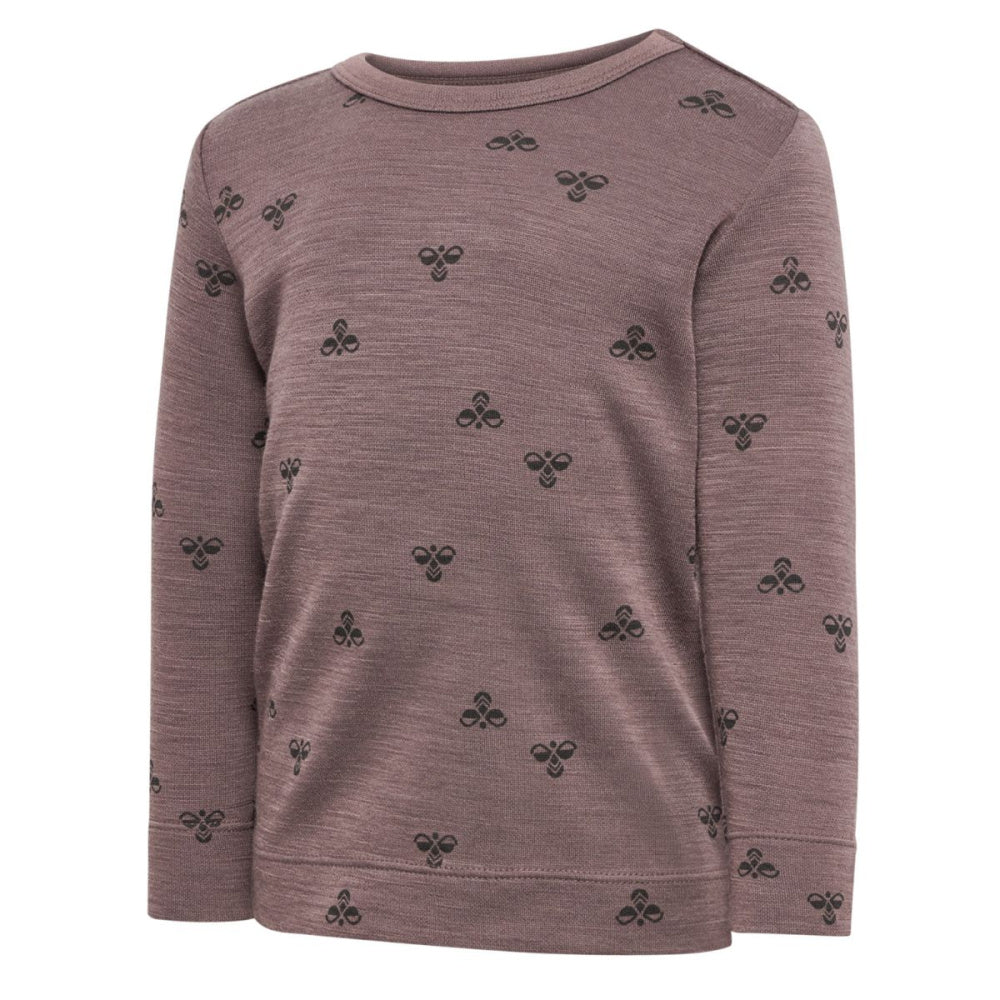 Hummel - Ulltrøye Ull og Bambus Twilight Mauve