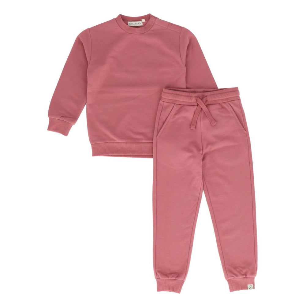 Gullkorn - Joggedress Sett Tera Mørk Rosa