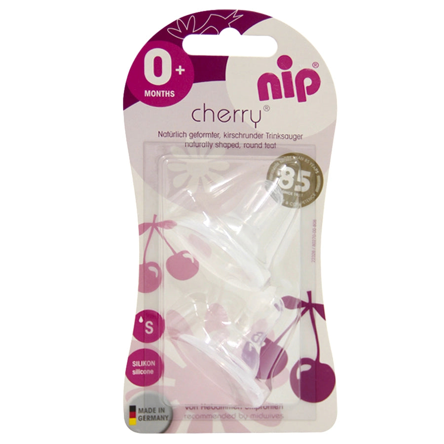 Nip- Flaskesmokk 0+ mnd Cherry Medium Flow