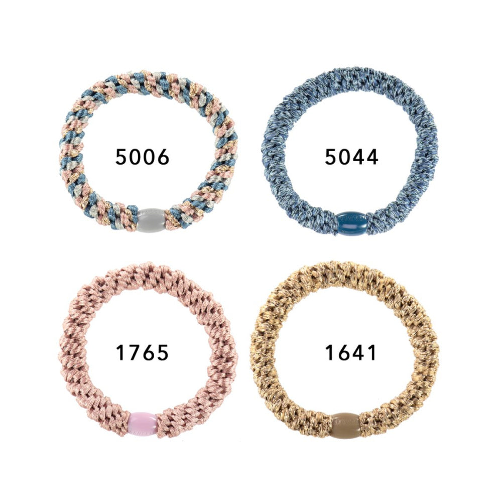 Kknekki - Hårstrikk 4 pk Bundle 5 Rosa/ Blå/ Mix/ Gull