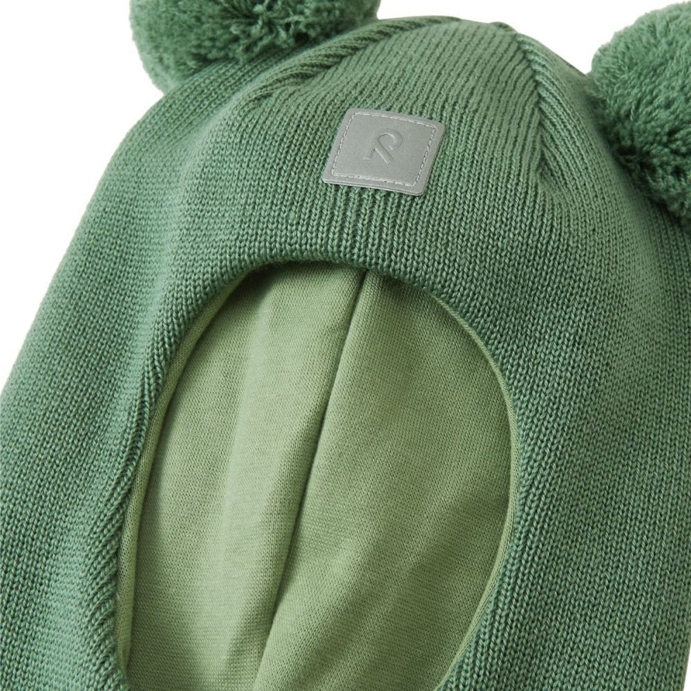 Reima - Balaclava Ull Vekkuli Green Clay - Guttelus.no