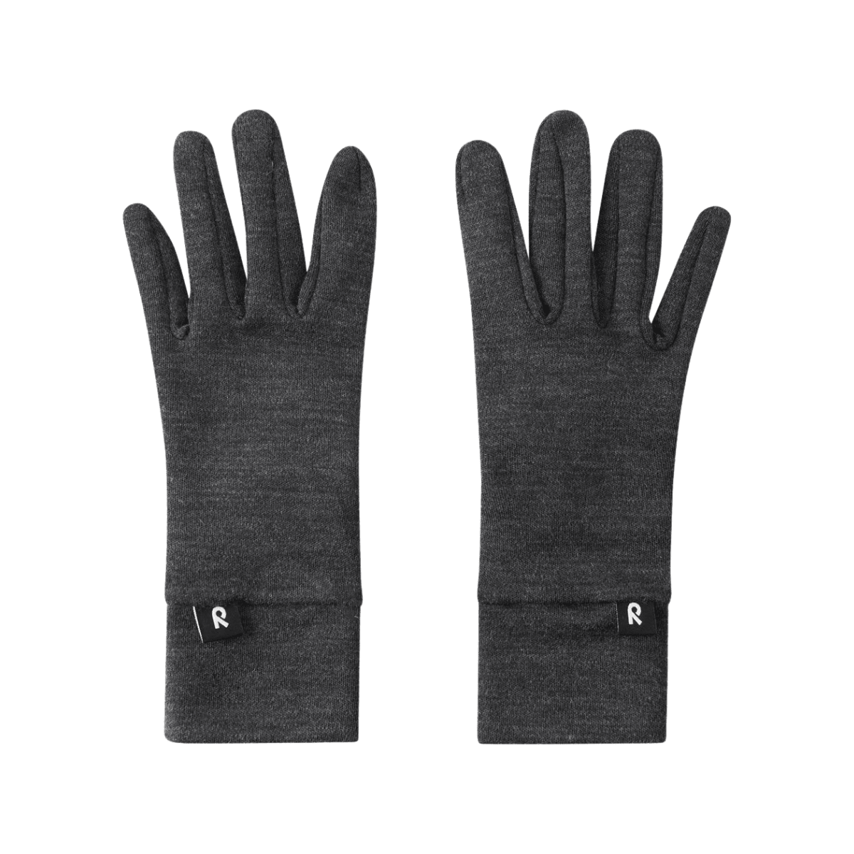 Reima - Hansker i Ull Etsin Black Melange - Guttelus.no