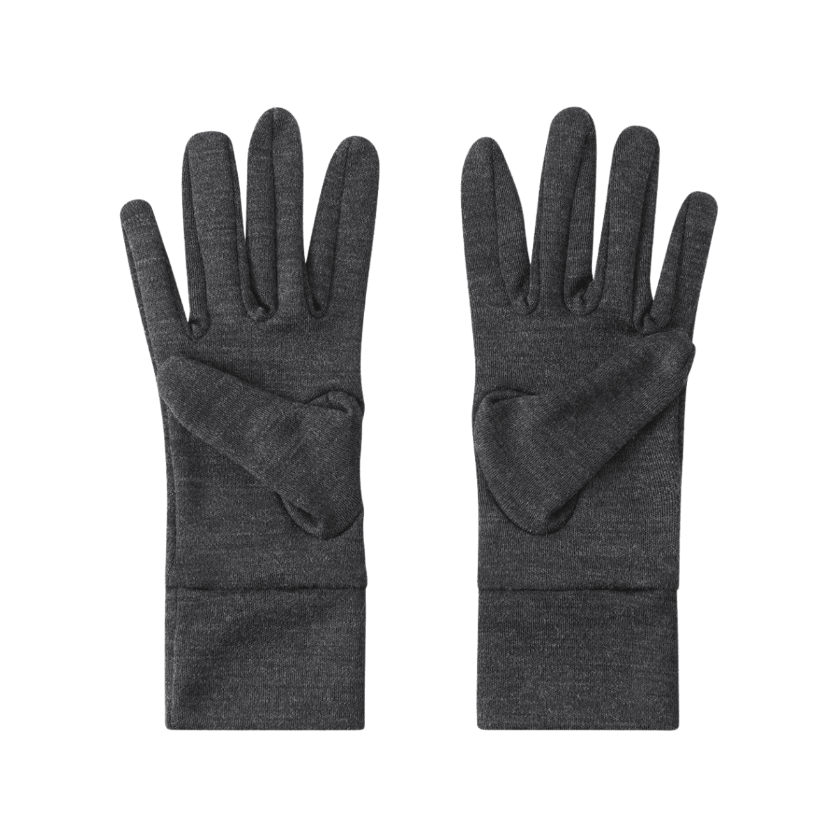 Reima - Hansker i Ull Etsin Black Melange - Guttelus.no