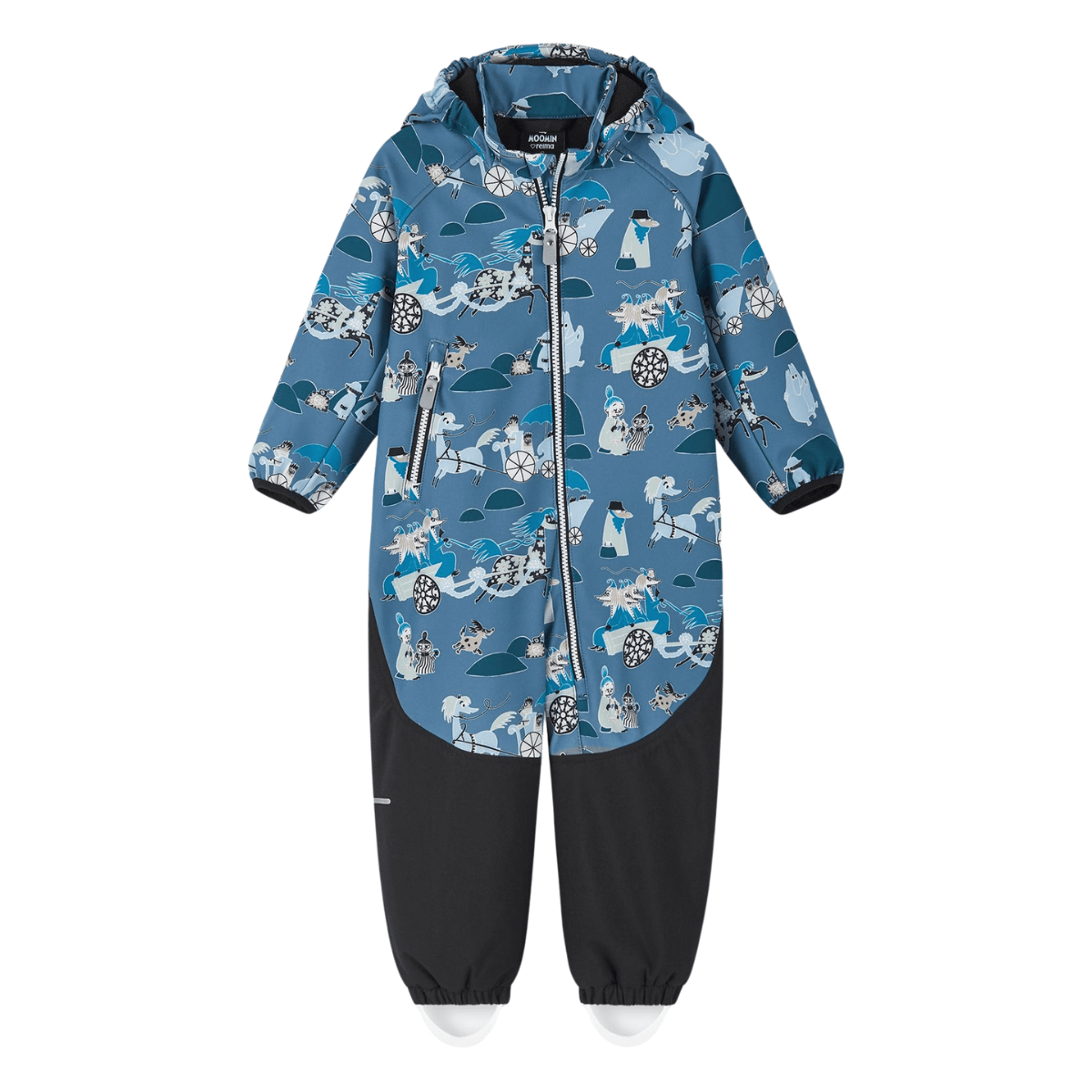Reima - Softshelldress Moomin Mjosa Blue Ocean - Guttelus.no