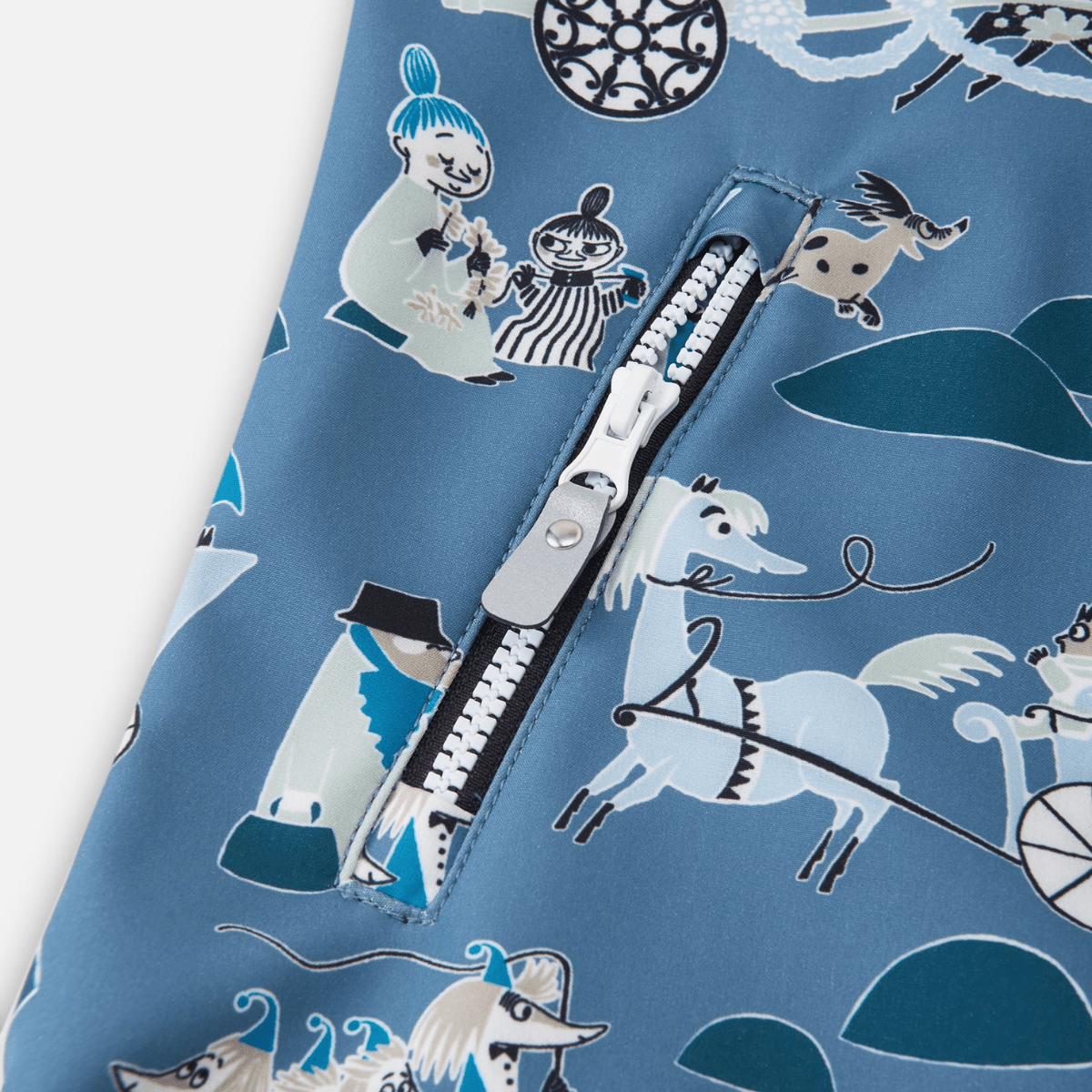 Reima - Softshelldress Moomin Mjosa Blue Ocean - Guttelus.no