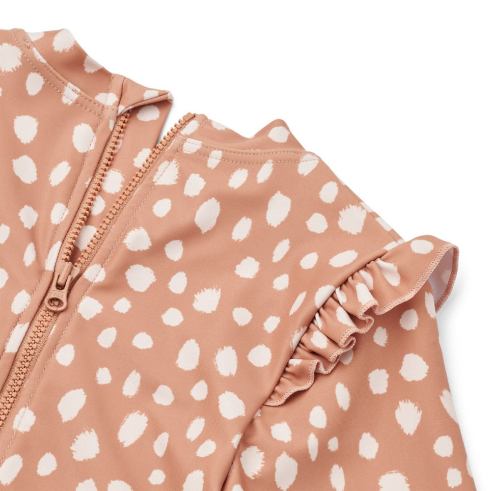 Liewood - Badedrakt Sille Leo spots / Tuscany rose