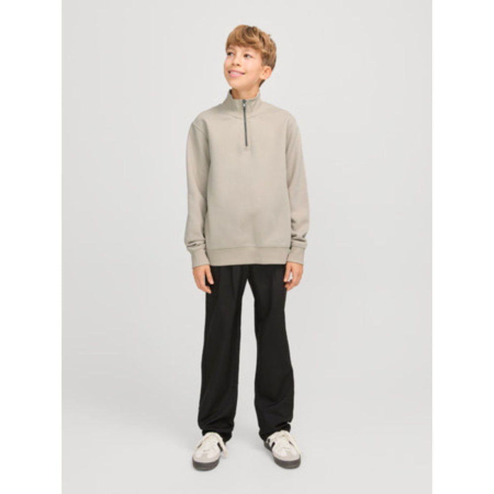 Jack & Jones - Genser Sweat Halfzip Bradley Moonbeam