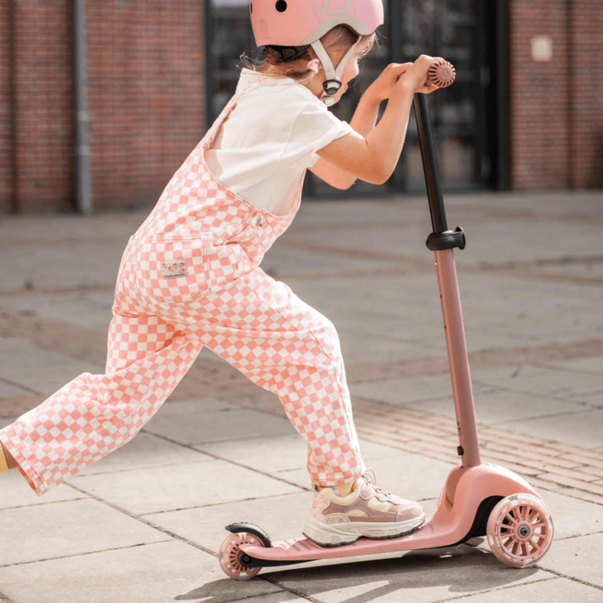 Scoot & Ride - Sparkesykkel Highwaykick 3S Rose - Guttelus.no
