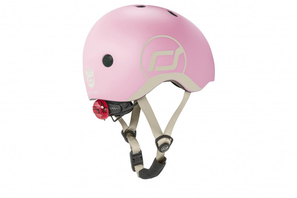 Scoot & Ride - Sykkelhjelm (45-51cm) Rose - Guttelus.no
