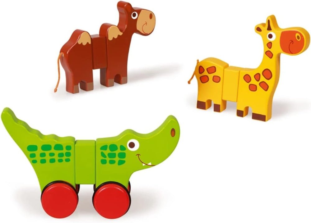 Scratch - Magnetisk byggeleke i tre Zoo - Guttelus