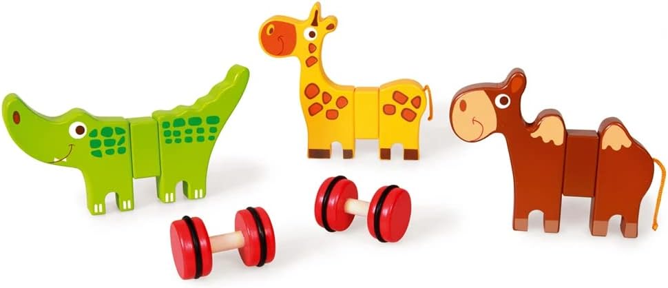 Scratch - Magnetisk byggeleke i tre Zoo - Guttelus