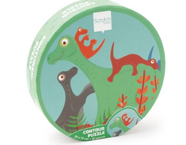 Scratch - Puslespill Dinosaur - Guttelus