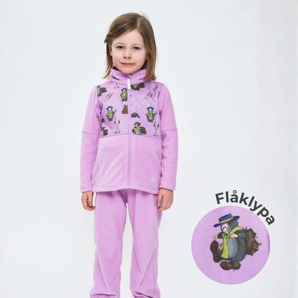 Skogstad - Fleece Sett Alvdal Flåklypa African Violet