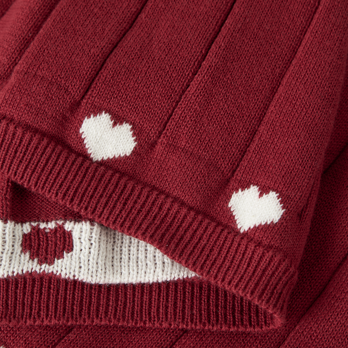 Name It - Juleskjørt Knit Ralbos Red Dahlia
