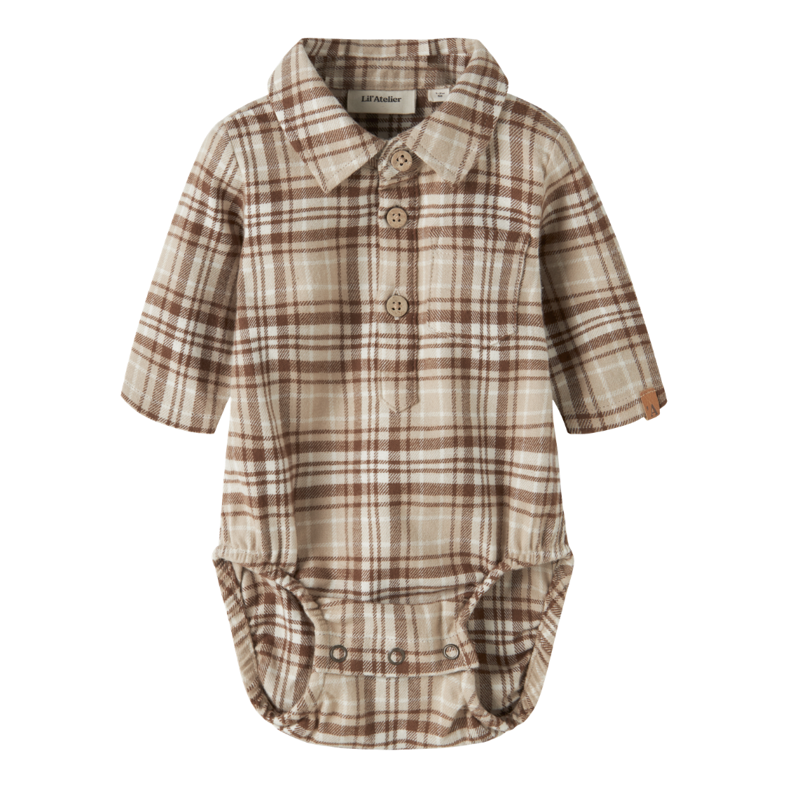Lil' Atelier - Skjortebody Renrik White Pepper