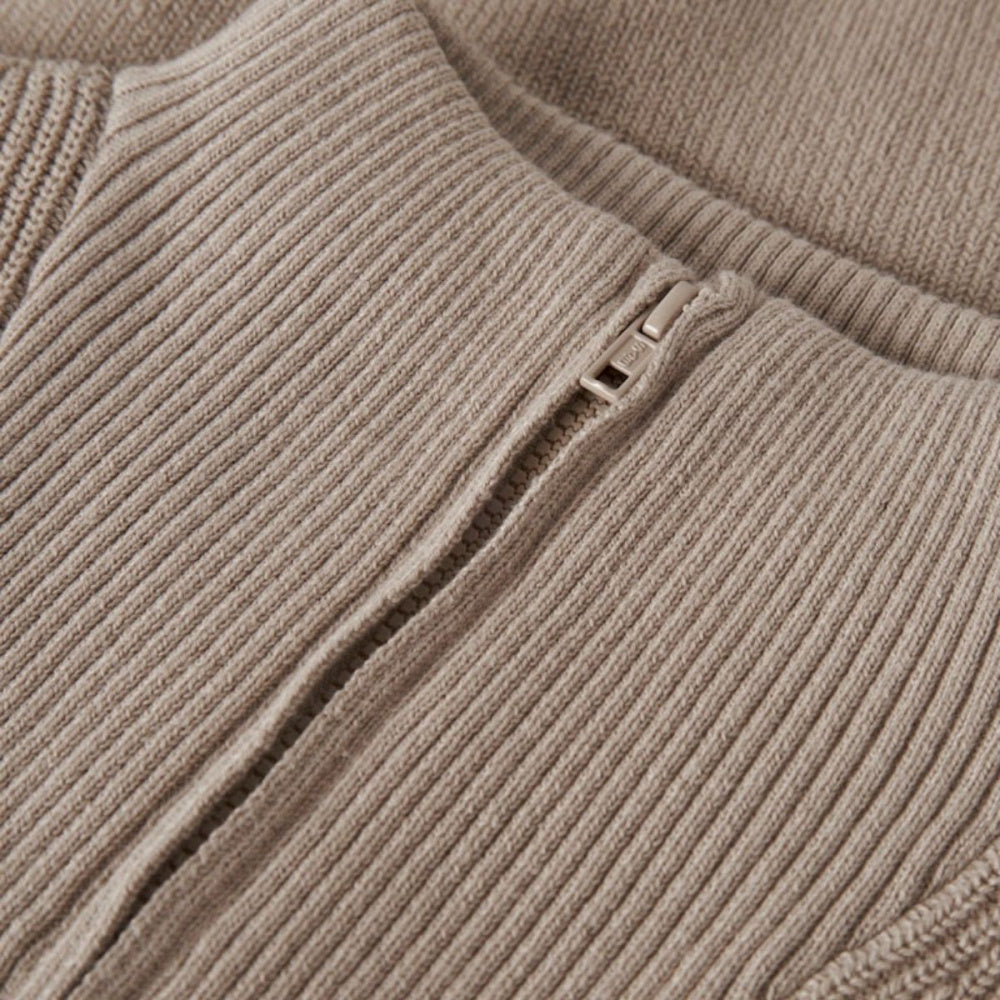 Name It - Genser Halfzip Nesolle Knit Island Fossil
