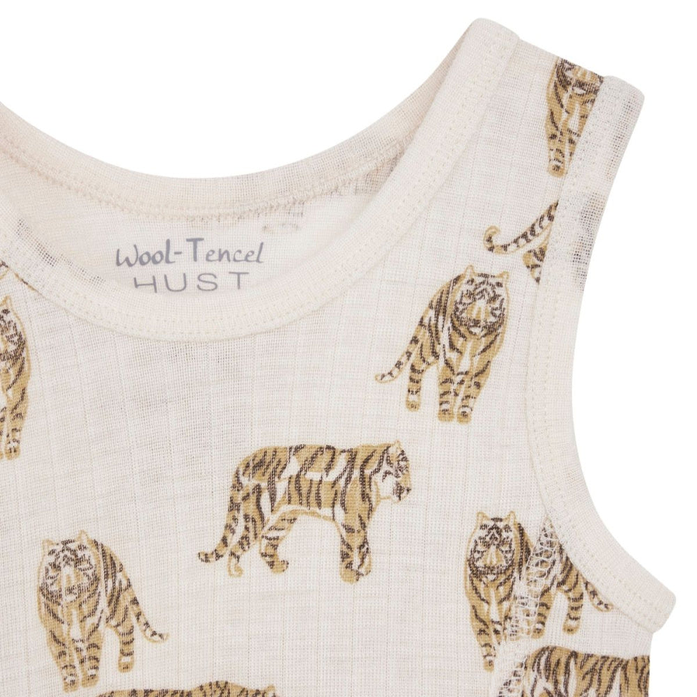 Hust And Claire - Singlet Ull og Lyocell Fecel French Oak