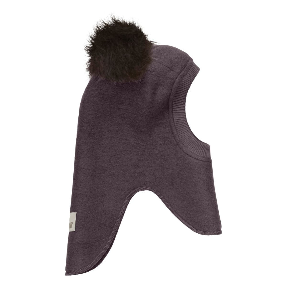 Huttelihut - Balaclava Ullfleece Alpakkadusk Raisin