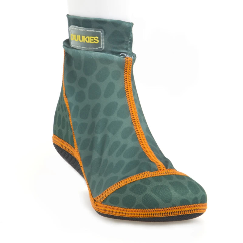 Duukies - Badesokker / Badesko Green Croco