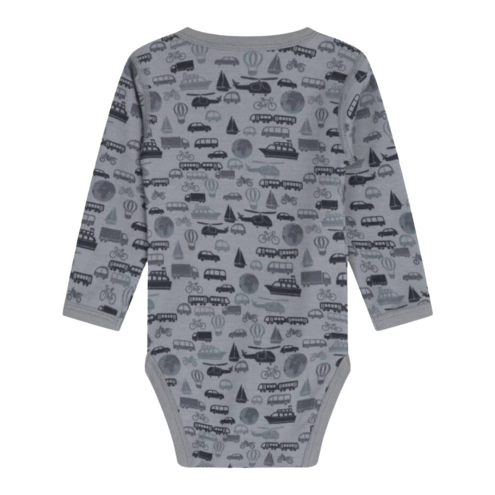 Hust and Claire - Body i Ull og Bambus Baloo Blue Wind