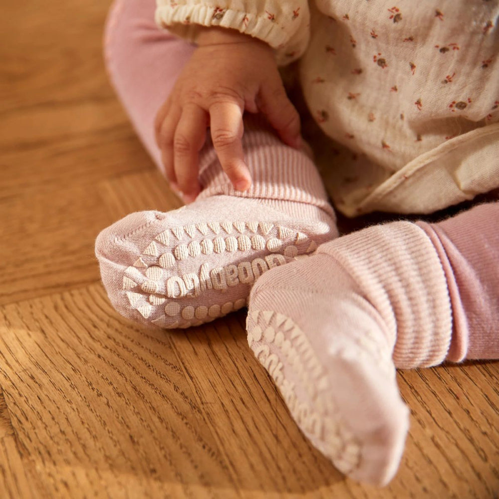 GoBabyGo - Sokker Bambus Combo-box 4 pk LV Purple/ Pink/ Grey/ Sand