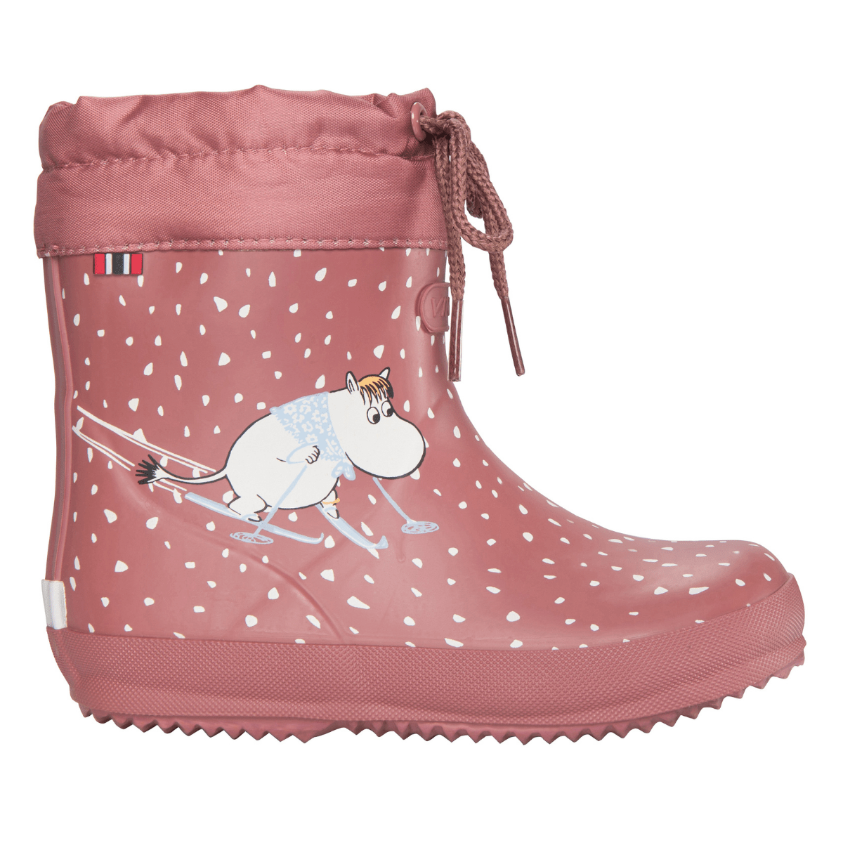Viking - Gummistøvler Alv Indie Warm Moomin Peach - Guttelus.no