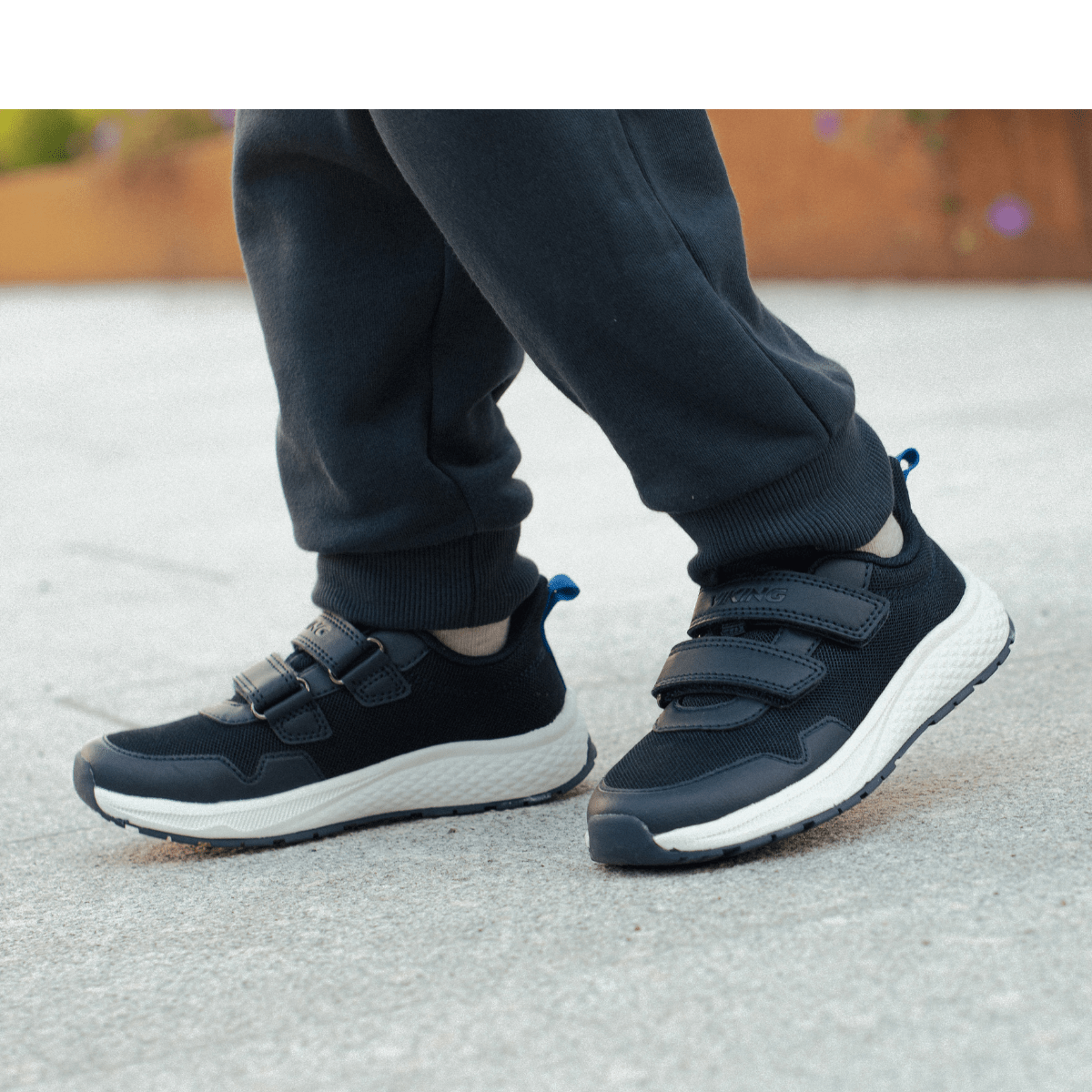 Viking - Joggesko Bouncy 2V Navy - Guttelus.no