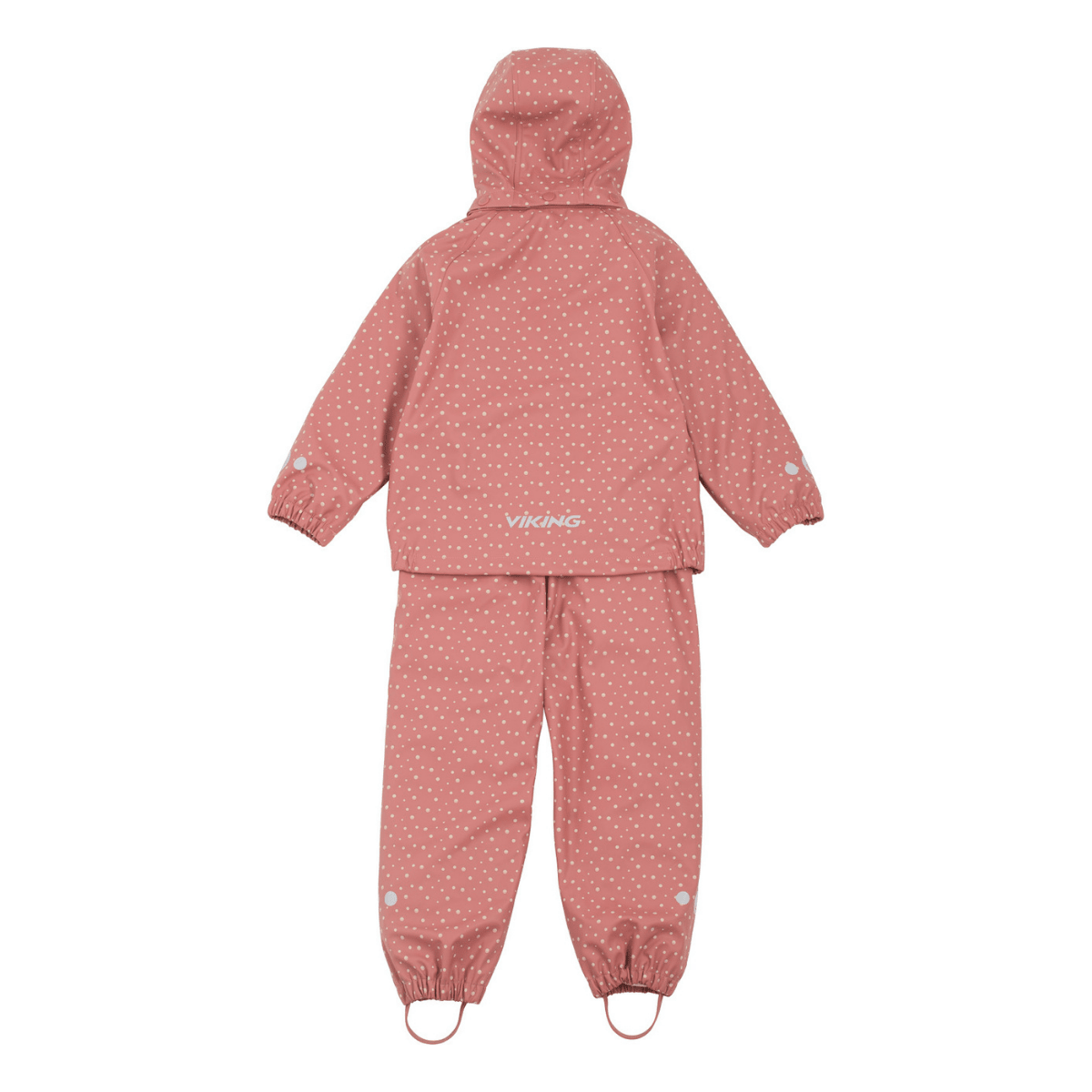 Viking - Regnsett Jolly Print Pink - Guttelus.no