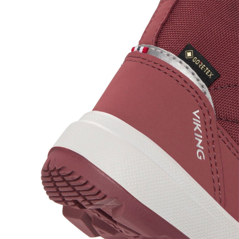 Viking - Vintersko Toasty Warm GTX Zip Dark Pink - Guttelus.no
