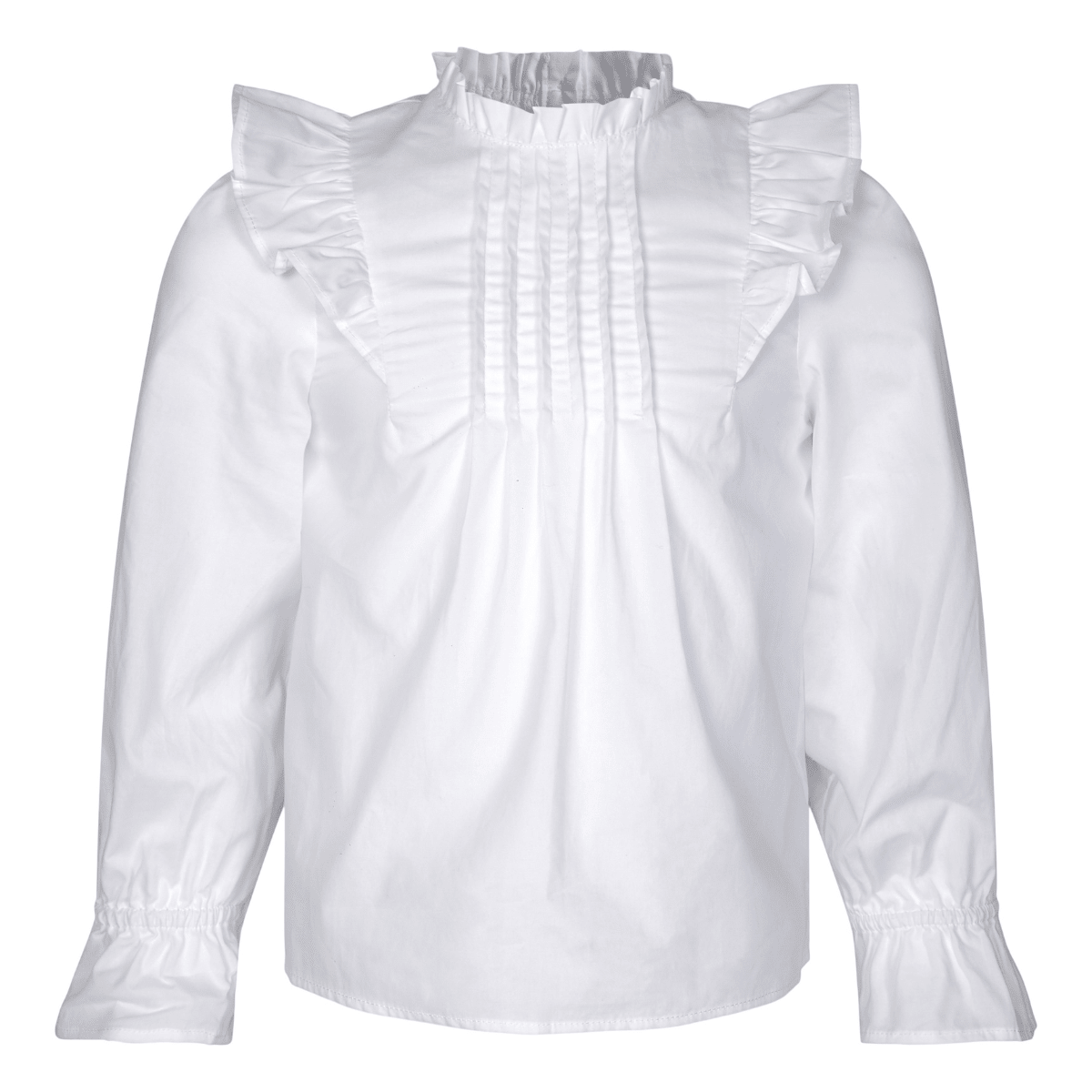 Vilje & Ve - Bluse Leona Optical White - Guttelus