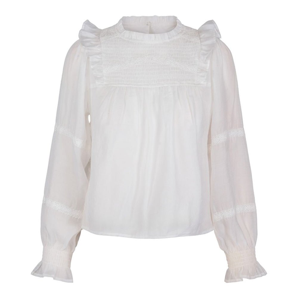 Vilje & Ve - Bluse Saga White - Guttelus.no