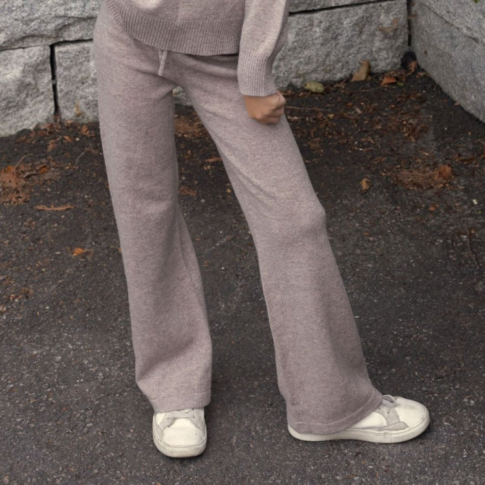 Vilje & Ve - Bukse i Ull Esme Taupe - Guttelus.no