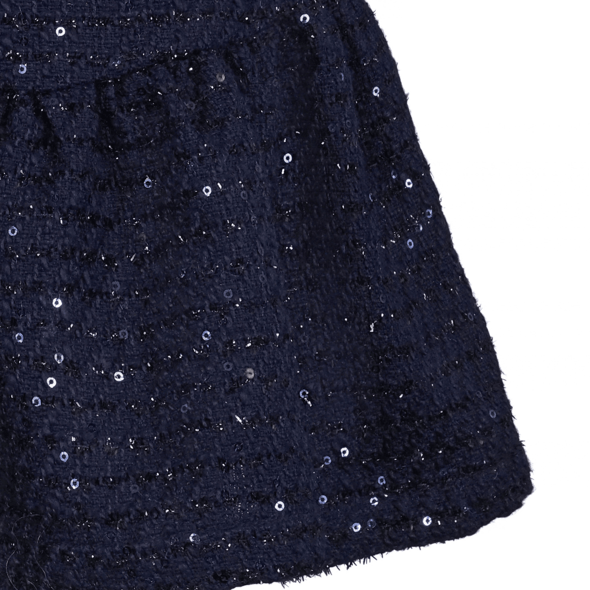 Vilje & Ve - Skjørt Laila Bouclé Dark Navy - Guttelus