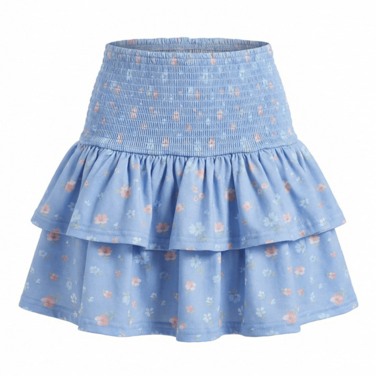 Vilje & Ve - Skjørt med Print Milla Blue - Guttelus.no