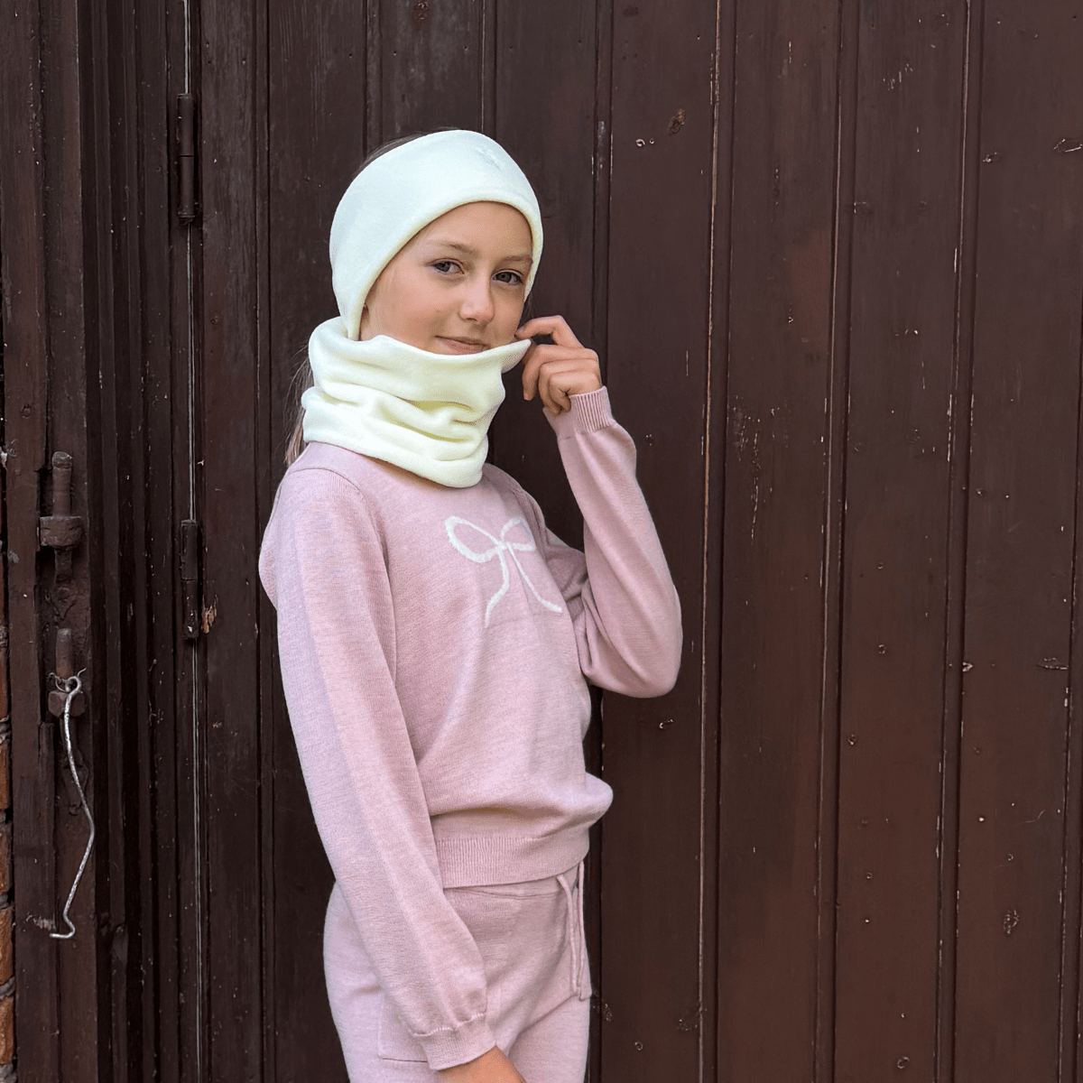 Vilje & Ve - Ullgenser Mina Soft Pink - Guttelus