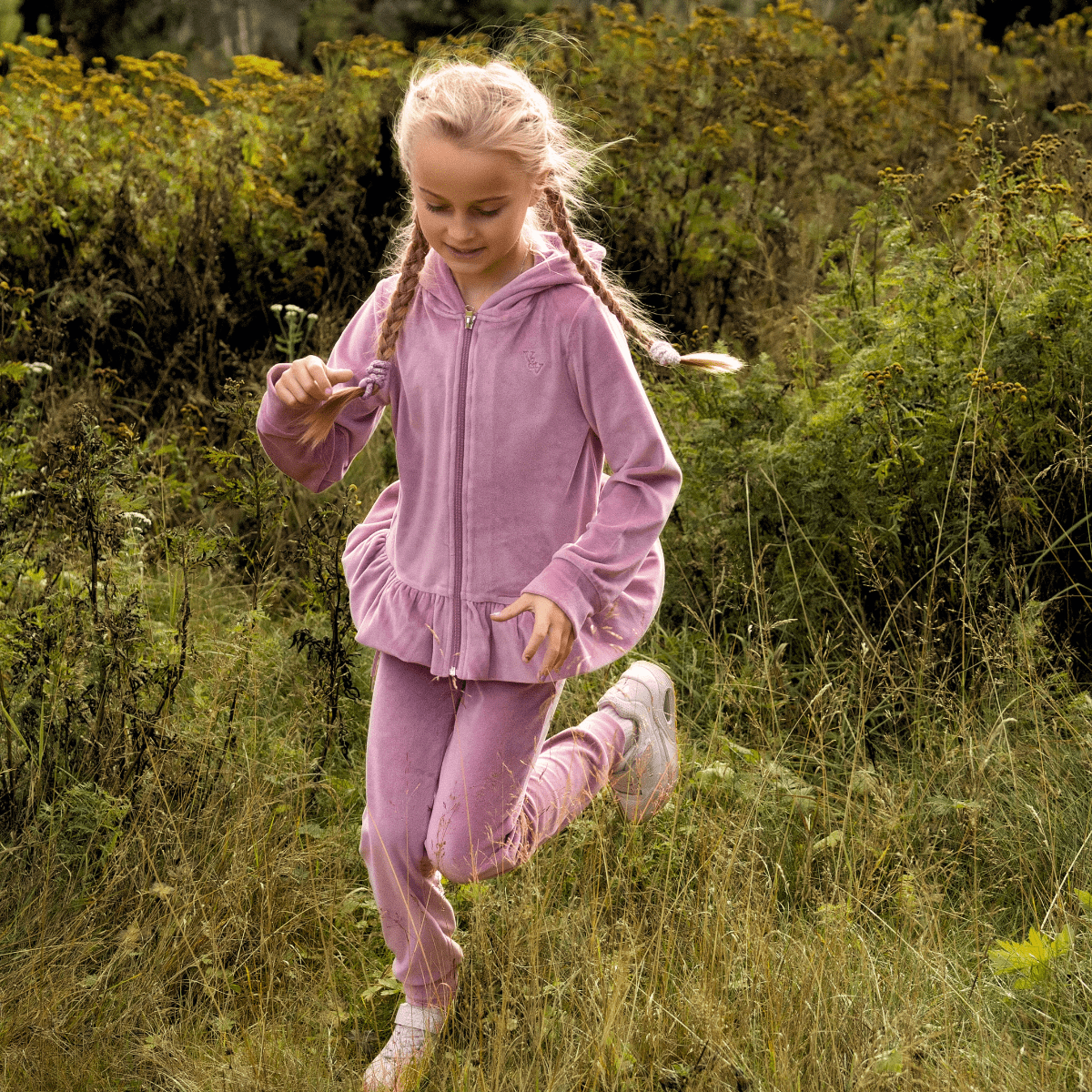 Vilje & Ve - Velourjakke Alma Blush Rose - Guttelus
