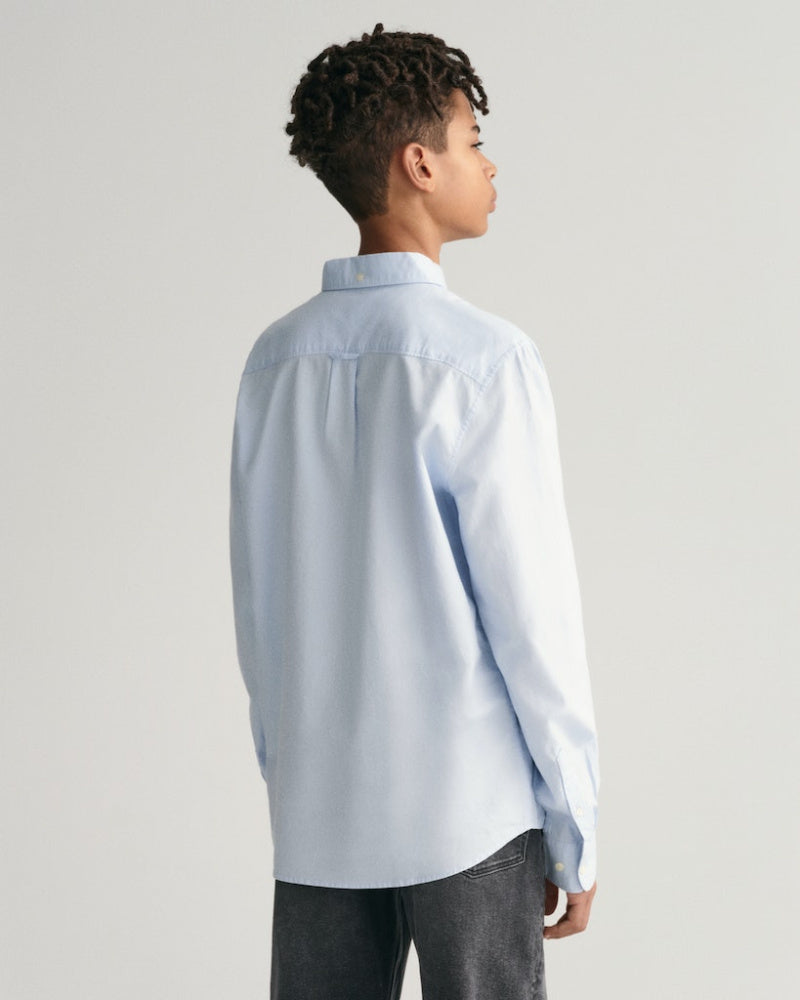 Gant - Skjorte Jr Shield Oxford Capri Blue