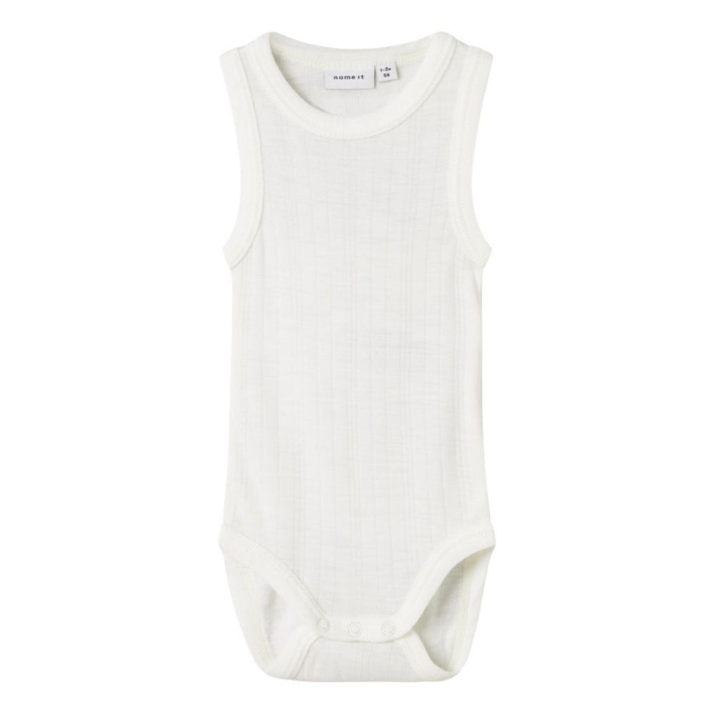 Name It - Body i Ull Baby Wang Tank Snow White