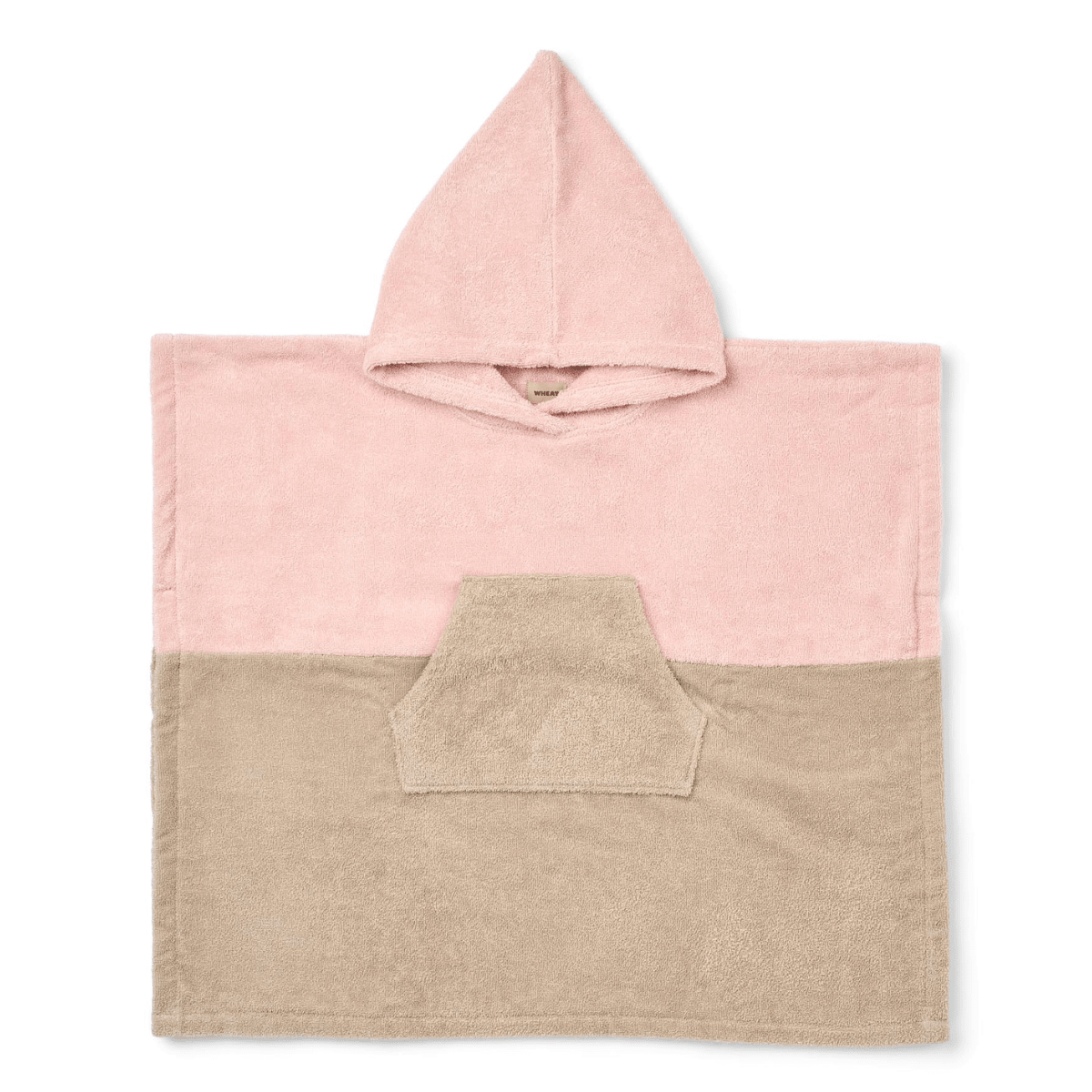 Wheat - Badeponcho Terry Powder - Guttelus.no