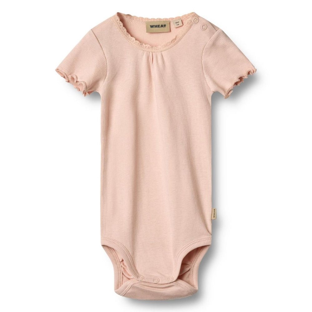 Wheat - Body Kortermet Rib Edna Powder - Guttelus